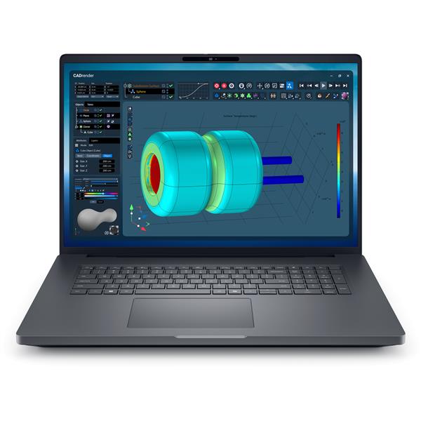 DELL Pro Max 18 Plus MB18250, Intel Core Ultra 7, 45,7 cm (18ʺ), 2560 x 1600 Pixel, 32 GB, 1 TB, Windows 11 Pro