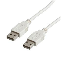 Nilox - Cavo USB - USB (M) a USB (M) - USB 2.0 - 80 cm - bianco