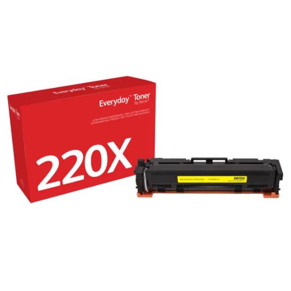 Toner Everyday™ di Giallo compatibile con HP 220X (W2202X), Alta capacità, 5500 pagine, Giallo