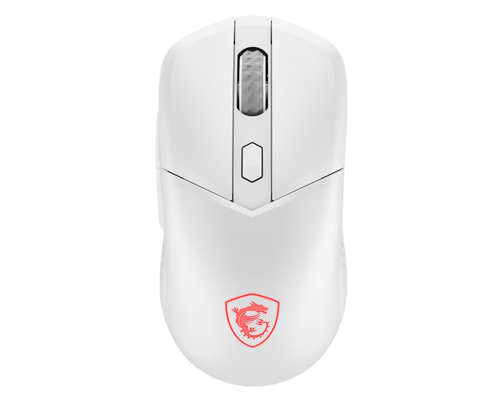 MSI Versa 300 Wireless, Mano destra, Ottico, RF Wireless + Bluetooth + USB Type-C, 8000 DPI, Bianco