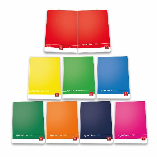 Quaderno A4 Pigna 40 fogli quadretti 5 mm copertina cartone plastificato