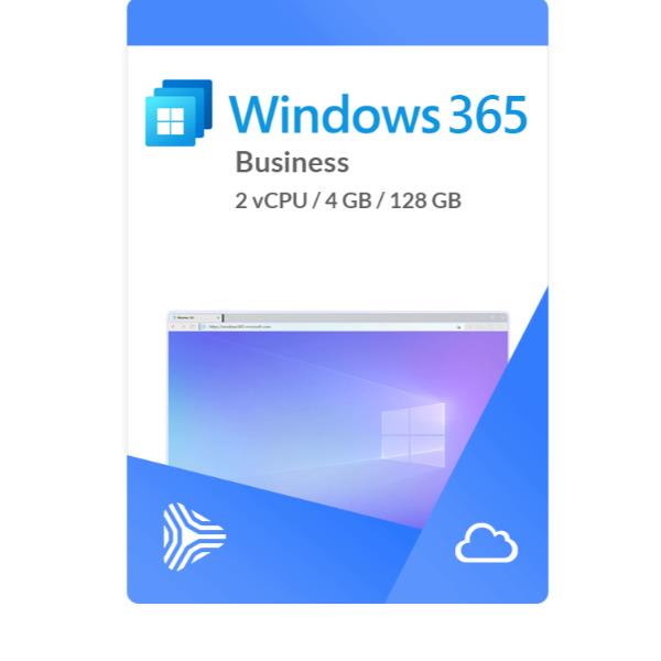 Windows 365 Business 2 vCPU  4 GB  128 GB - Impegno annuale  pagamento annuale
