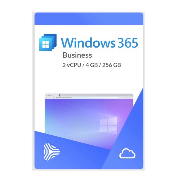 Windows 365 Business 2 vCPU  4 GB  256 GB - Impegno annuale  pagamento annuale