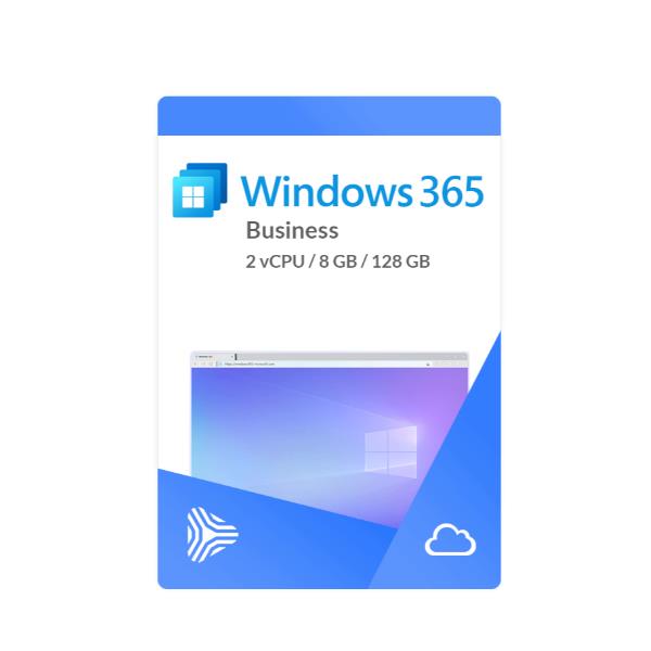 Windows 365 Business 2 vCPU  8 GB  128 GB - Impegno annuale  pagamento annuale