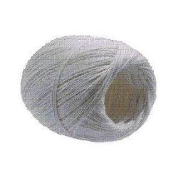 Rotolo di spago - diametro 1 mm - lunghezza 90 m - fibra naturale titolo 2/6 - 100 gr - finitura candido cerato - bianco - Viva - conf. 10 pezzi