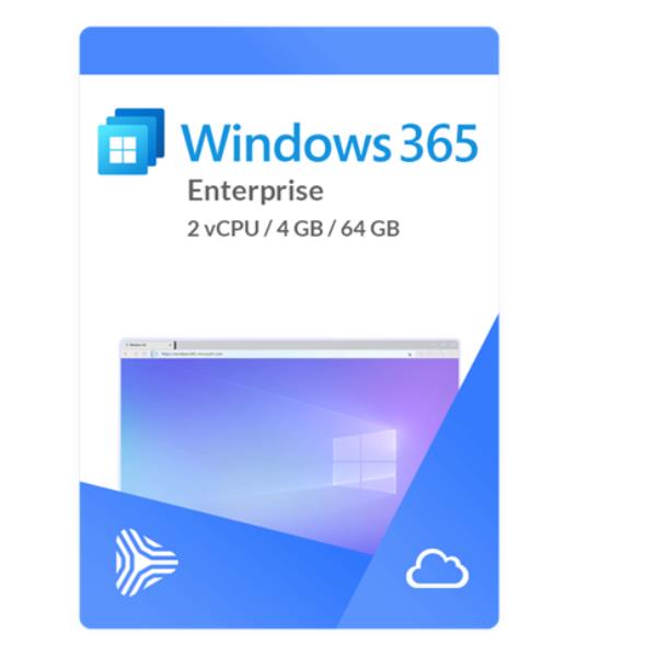 Windows 365 Enterprise 2 vCPU  4 GB  64 GB - Impegno annuale  pagamento annuale