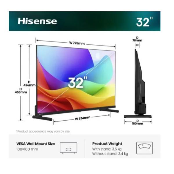 Smart TV Hisense 32A5S per uffici pubblici"