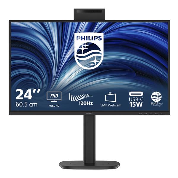 Philips Serie 3000 24B2N3200JH/00, 60,5 cm (23.8ʺ), 1920 x 1080 Pixel, Full HD, LCD, 4 ms, Nero