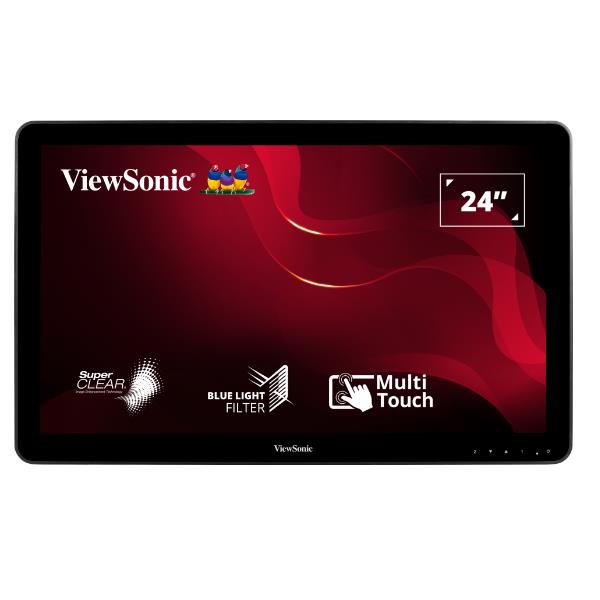 Viewsonic TD2430, 59,9 cm (23.6ʺ), 1920 x 1080 Pixel, Full HD, LCD, 5 ms, Nero