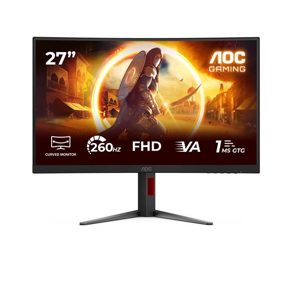 AOC G4 C27G4Z2, 68,6 cm (27ʺ), 1920 x 1080 Pixel, Full HD, LCD, 1 ms, Nero, Rosso