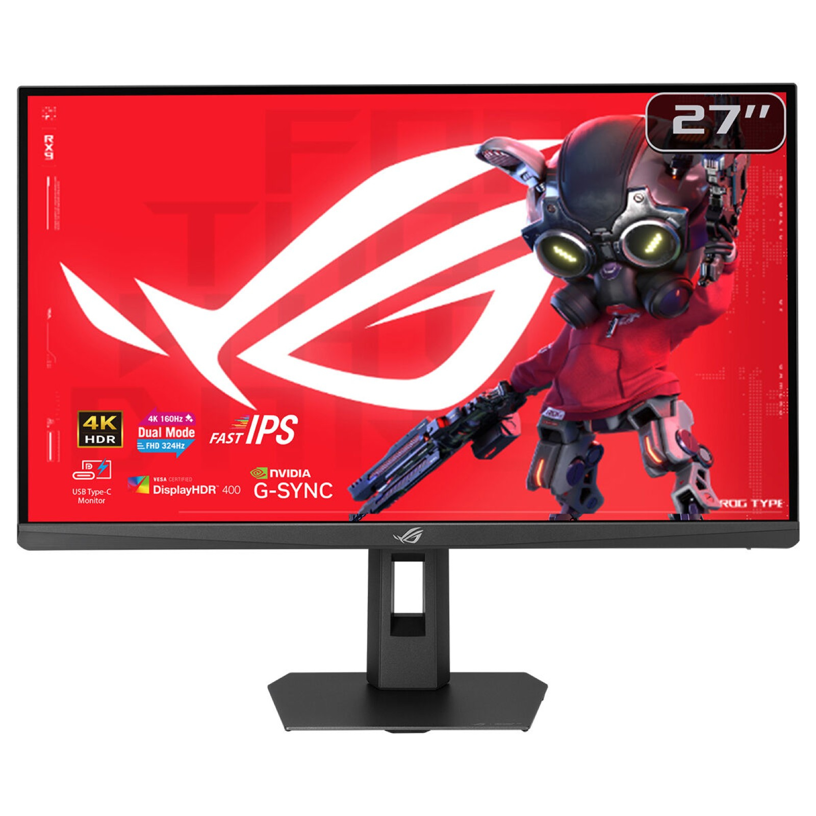 ASUS ROG Strix XG27UCSR, 68,6 cm (27ʺ), 3840 x 2160 Pixel, 4K Ultra HD, LCD, 1 ms, Nero