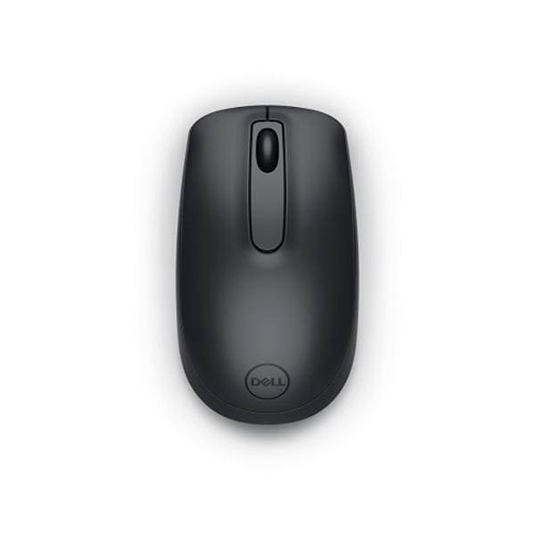 DELL WM118, Ambidestro, Ottico, RF Wireless, 1000 DPI, Nero