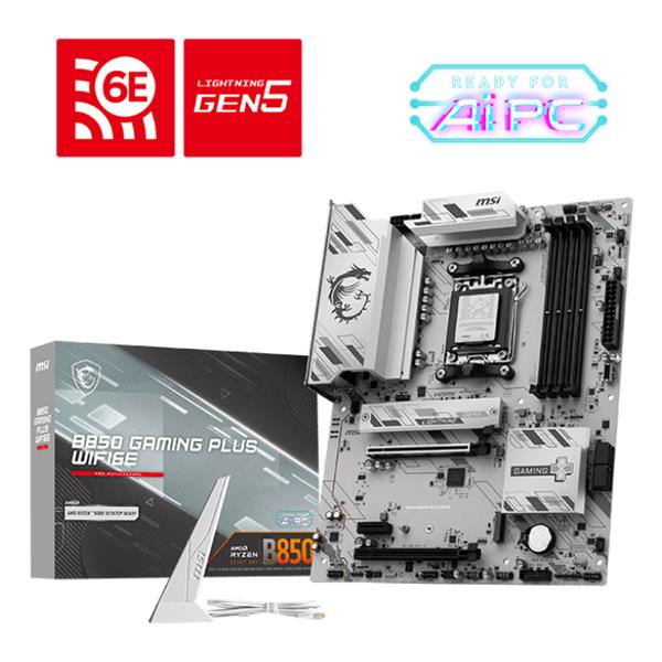 Scheda madre MSI B850 GAMING PLUS WIFI6E per AMD AM5 ATX