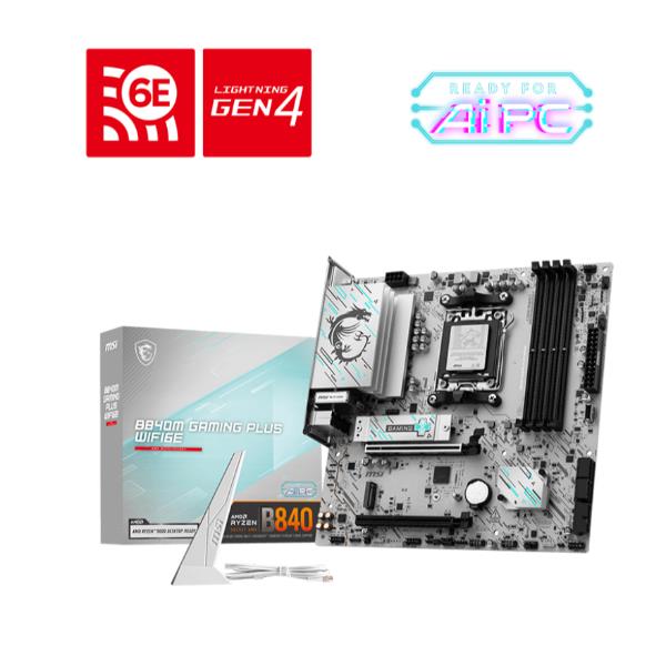 Scheda madre MSI B840M GAMING PLUS WIFI6E per AMD AM5 con WiFi 6E