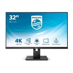 Philips B Line 328B1 - Monitor a LED - 32" (31.5" visualizzabile) - 3840 x 2160 4K @ 60 Hz - VA - 350 cd/m² - 3000:1 - 4 ms - 2xHDMI, DisplayPort - altoparlanti - black texture