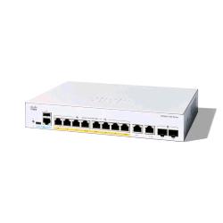 Cisco Catalyst 1200-8FP-2G - Switch - L3 - intelligente - 8 x 10/100/1000 (PoE+) + 2 x combo Gigabit SFP/RJ-45 - montabile su rack - PoE+ (120 W)