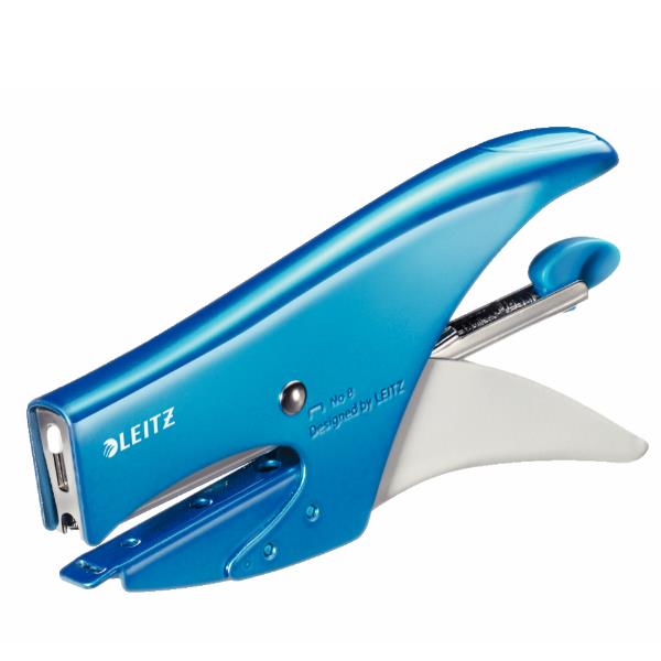 Cucitrice Wow a pinza 5547 - blu metallizzato - Leitz