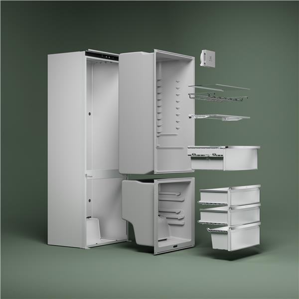 Electrolux Frigorifero Combinato Static Low Frost Classe E LNA6LE18S, 271 L, SN-ST, 34 dB, E, Bianco