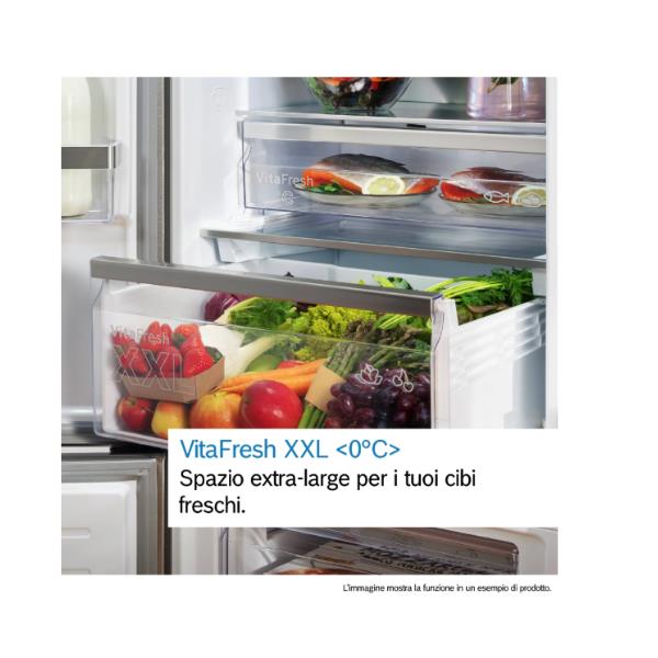 Bosch Serie 4 KIN862SE0 Frigorifero Combinato da incasso 177,2 x 54,1 cm Classe E, 260 L, SN-ST, 4 kg/24h, E, Compartimento zona fresca, Bianco