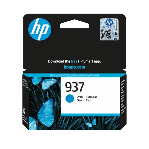 HP 937 - Ciano - originale - cartuccia d'inchiostro