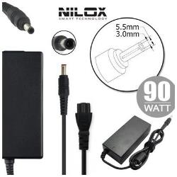 Nilox NLX90W-SG04, Computer portatile, Interno, 90 W, 19 V, AC-DC, 4,74 A