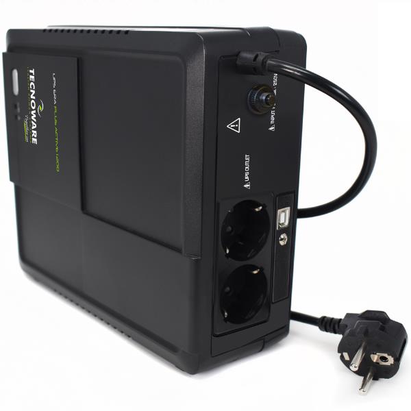Tecnoware FGCERAPLAT1202SCH, A linea interattiva, 1,2 kVA, 840 W, Sinusoidale, 230 V, 230 V
