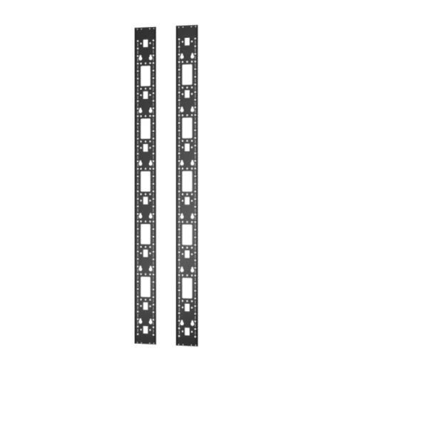 APC ER7RCC48, Guida per scaffale, Nero, 2 pz