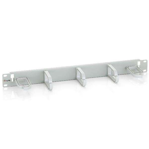 Equip 327312, Pannello di gestione del cavo, Plastica, Acciaio, Grigio, 370 g