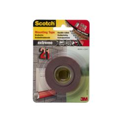 Nastro biadesivo FIX Extreme - 19 mm x 1,5 m - LDPE - grigio - Scotch