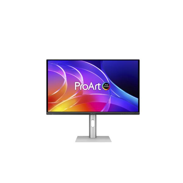 ASUS ProArt OLED PA279CDV, 67,3 cm (26.5ʺ), 3840 x 2160 Pixel, 4K Ultra HD, QD-OLED, 0,1 ms, Nero, Argento
