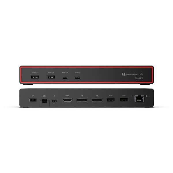 Lenovo ThinkPad Thunderbolt 4 Smart Dock Gen2 7500, Cablato, Thunderbolt 4, 100 W, 2500 Mbit/s, Nero, Eclipse Black