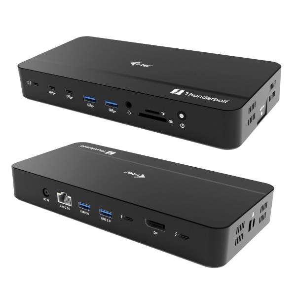 i-tec Thunderbolt 5 Triple Display Docking Station, M.2 slot, 6x USB, 2.5GLAN + Power Delivery 140W, Cablato, Thunderbolt 5, 140 W, 3,5 mm, 10,100,1000,2500 Mbit/s, Nero