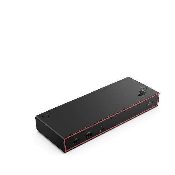Lenovo ThinkPad USB4 Dock 5000, Cablato, Thunderbolt 4, 65 W, 1000 Mbit/s, Nero, Eclipse Black