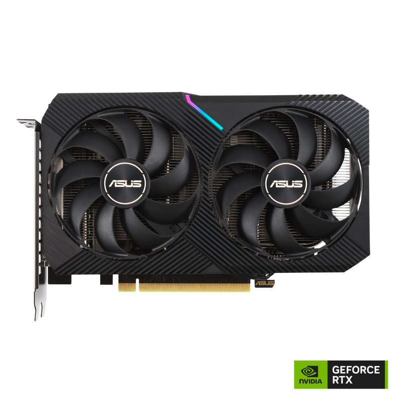 ASUS Dual GeForce RTX 3060 - OC Edition - scheda grafica - GF RTX 3060 - 8 GB GDDR6 - PCIe 4.0 - HDMI, 3 x DisplayPort