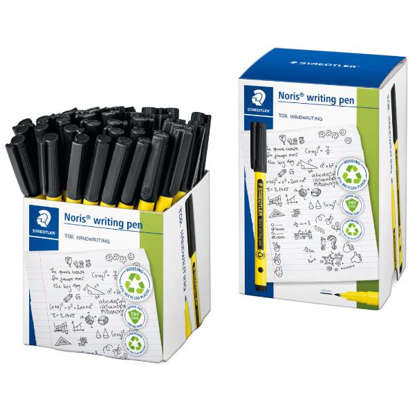 Fineliner Noris Writing Pen 307, confezione da 50, colore nero