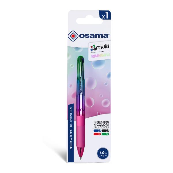 Penna a sfera multicolore Osama CF12 4MULTI RAINBOW SFERA