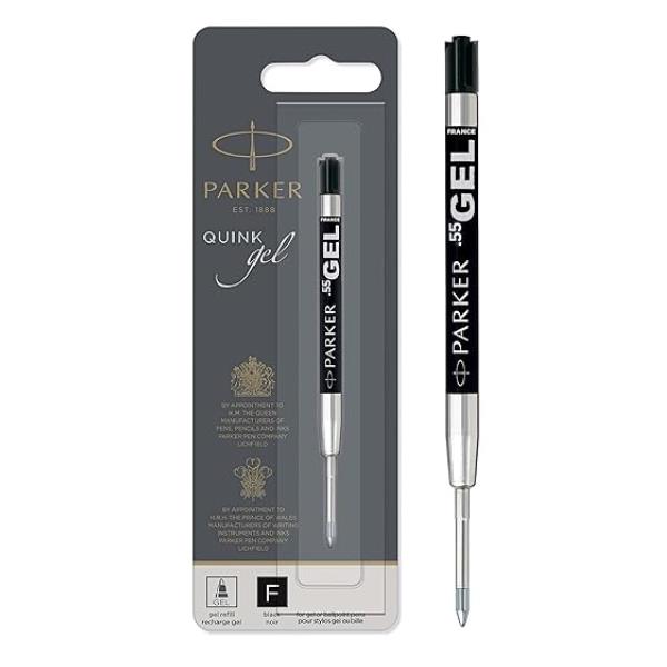 Ricarica penna a sfera Parker gel nero 0,5 mm