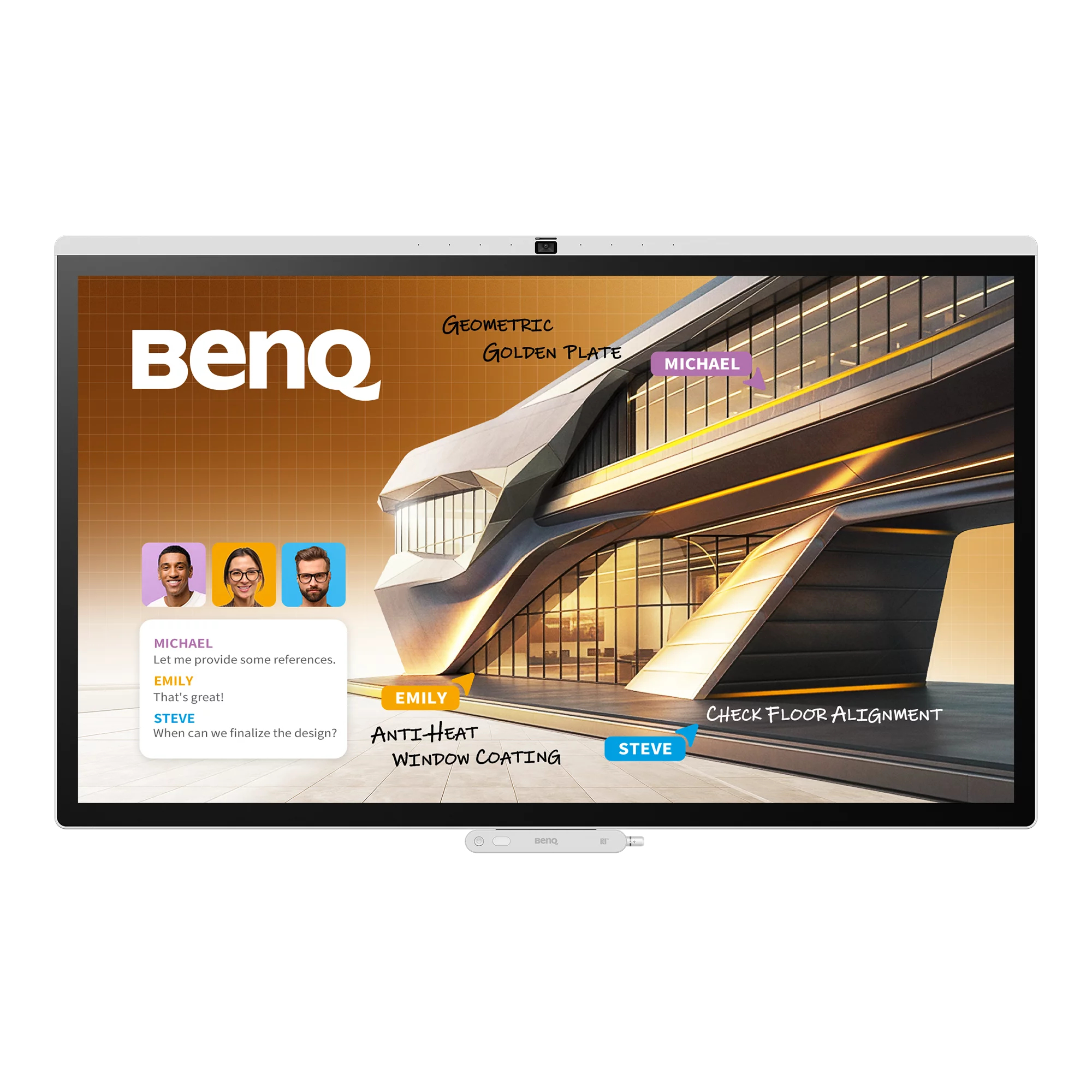 BenQ CP5505, 139,7 cm (55ʺ), 1209,6 x 680,4 mm, 450 cd/m², 3840 x 2160 Pixel, 4K Ultra HD, ADS