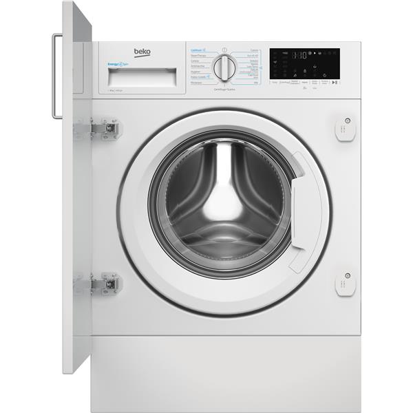 Beko b300 WIT8A4BW, Lavatrice da incasso Capacità 8kg, classe A, colore White, Motore Inverter BPM, Caricamento frontale, 8 kg, B, 70 dB, 1351 Giri/min, A
