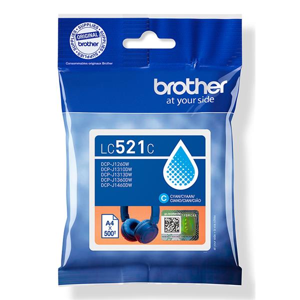 Brother - Cartuccia - Ciano - LC521C - 500 pag