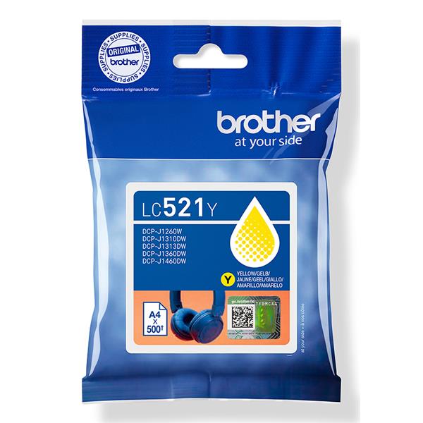 Brother - Cartuccia - Giallo - LC521MY - 500 pag