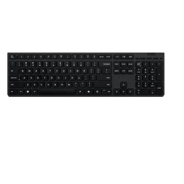 Lenovo 4Y41R64523, Full-size (100%), Wireless, RF senza fili + Bluetooth, Tasto con meccanismo a forbici, Grigio