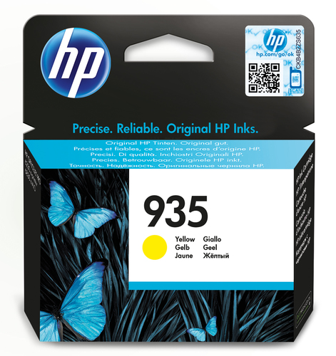 HP 935 - Giallo - originale - cartuccia d'inchiostro - per Officejet 6812, 6815, 6820; Officejet Pro 6230, 6230 ePrinter, 6830, 6835