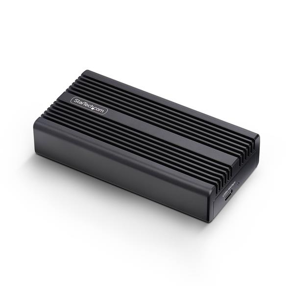 StarTech.com Enclosure M.2 NVMe a USB4, Box Esterno per SSD NVMe a USB-C / Thunderbolt fino a 40Gbps, Custodia in Alluminio con Dissipatore, B+M / M-Key, Box esterno SSD, M.2, PCI Express, 40 Gbit/s, Collegamento del dispositivo USB, Nero