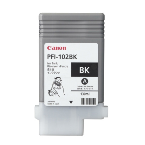 Canon PFI-102BK, Nero, Inchiostro a base di pigmento, 130 ml