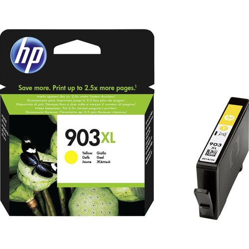 HP Cartuccia di inchiostro giallo originale ad alta capacità 903XL, Giallo, Inchiostro a base di pigmento, 8,5 ml, 1 pz, 750 pagine, Confezione singola