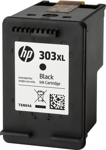 HP Cartuccia di inchiostro nero originale ad alta capacità 303XL, Alto, Nero, Inchiostro a base di pigmento, 12 ml, 1 pz, 600 pagine