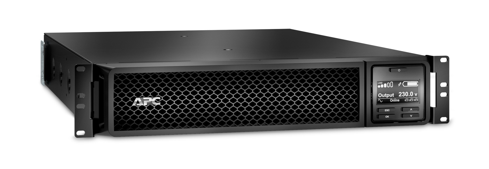 APC Smart-UPS SRT 3000VA RM - UPS (montabile in rack) - 208/230 V c.a. V - 2700 Watt - 3000 VA - USB - connettori di uscita 8 - 2U - 19" - nero - per P/N: AR4024SP, AR4024SPX429, AR4024SPX431, AR4024SPX432, NBWL0356A, SMX2000LVNCUS