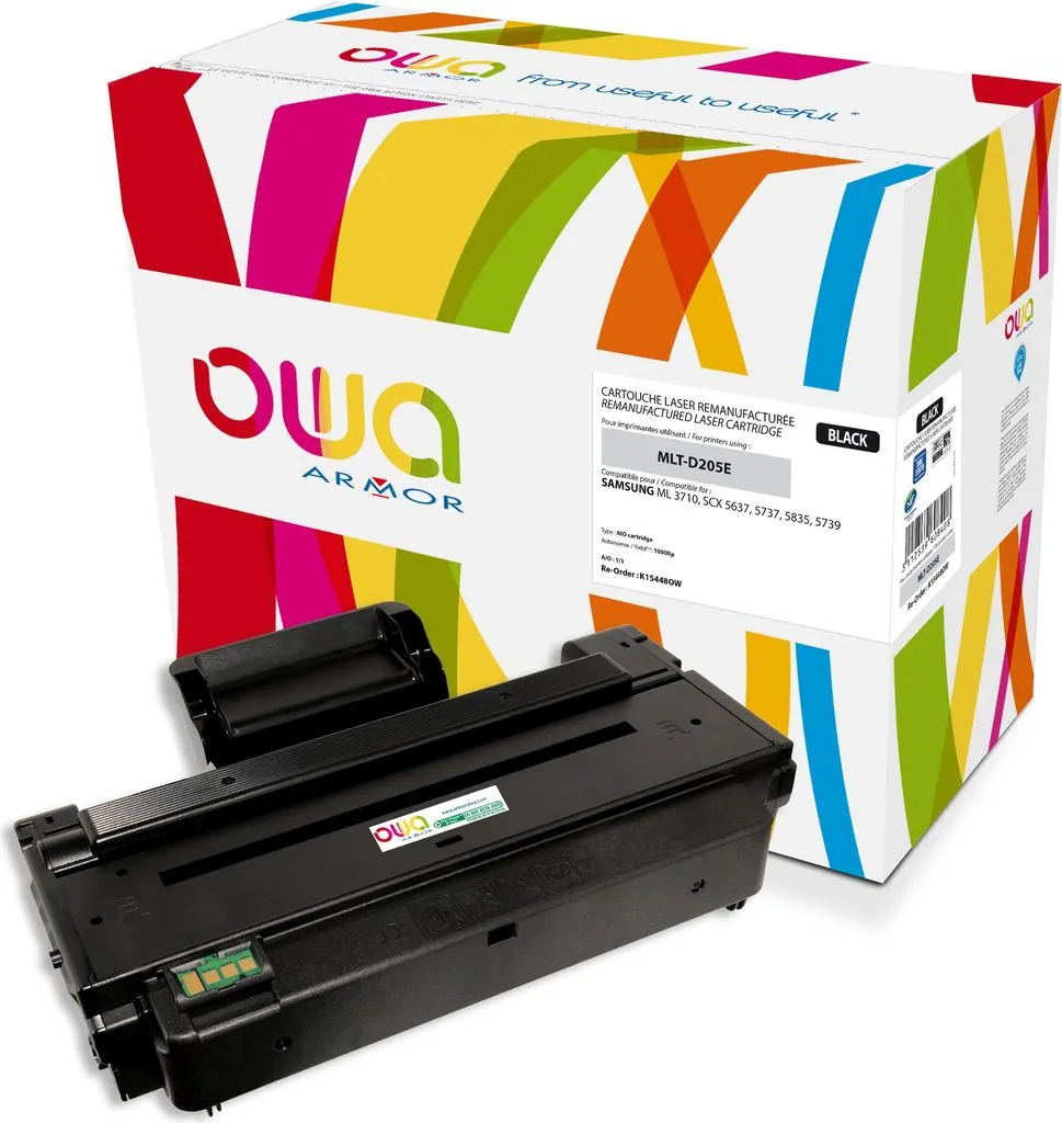 Armor - Toner Compatibile per Samsung MLT-D205E - Nero - SU951A - 10.000 pag