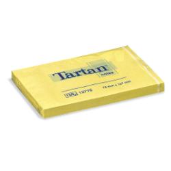 Blocco foglietti - giallo pastello - 76 x 127mm - 63gr - 100 fogli - Tartan
